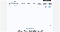 Desktop Screenshot of kelownayachtclub.com